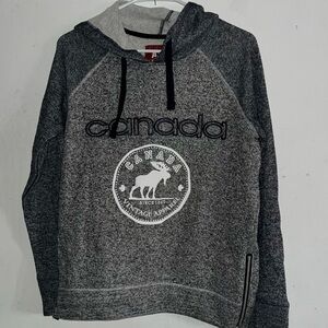 TC Gray Cowl Neck Sweater